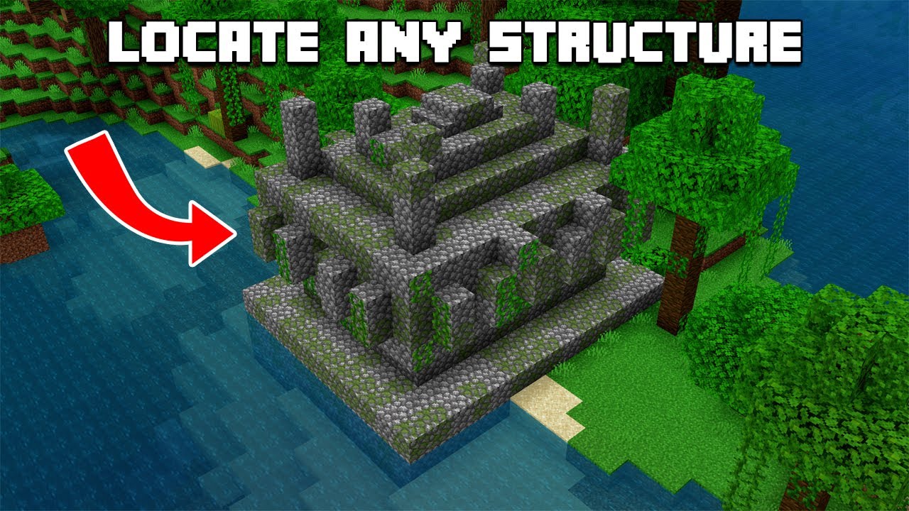 How to locate any strucutre in Minecraft Bedrock (No Cheats) - YouTube