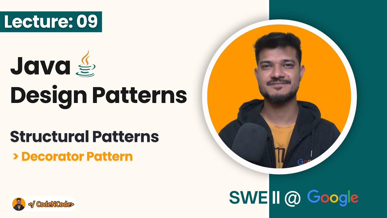 L09 : Decorator Pattern | Design Patterns - YouTube