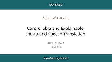 Controllable and Explainable End-to-End Speech Translation