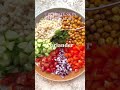 RECIPE BELOW👇🏽 🥗 ULTIMATE SKIN FOOD SALAD 🥗 #salad #chickpeas #vegansalad #healthysalad