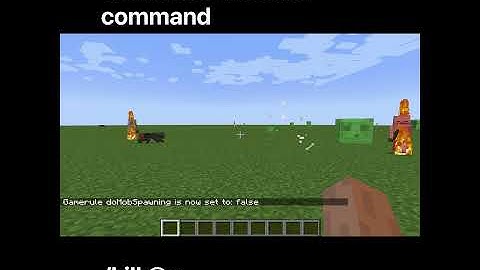 How to get rid of mobs in Minecraft superflat