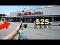 $25 Ollie's Bargain Outlet Fishing Challenge!! (Surprising!)