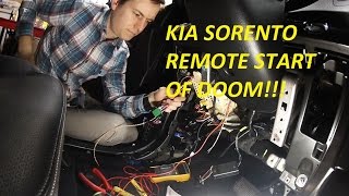 DBALL-2 3X lock remote start '13 kia sorento install (You wont believe what happens!!!)