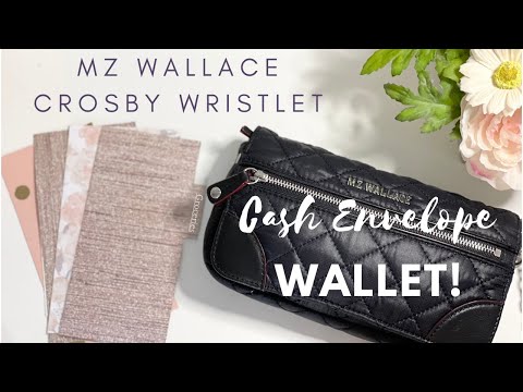 MZ WALLACE CROSBY WALLET AS A CASH ENVELOPE WALLET SYSTEM