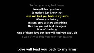 Love Will Lead You Back (Lyrics) - Taylor Dayne
