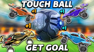 Rocket League, but EVERY ball touch is a GOAL