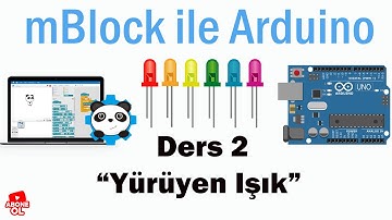 Yürüyen Işık Uygulaması #2 (Mblock ile Arduino)