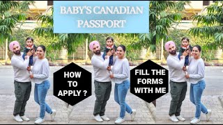BABY'S CANADIAN PASSPORT: How To Apply Fill The Forms With Me. DETAILED VIDEO WITH ALL THE INFO