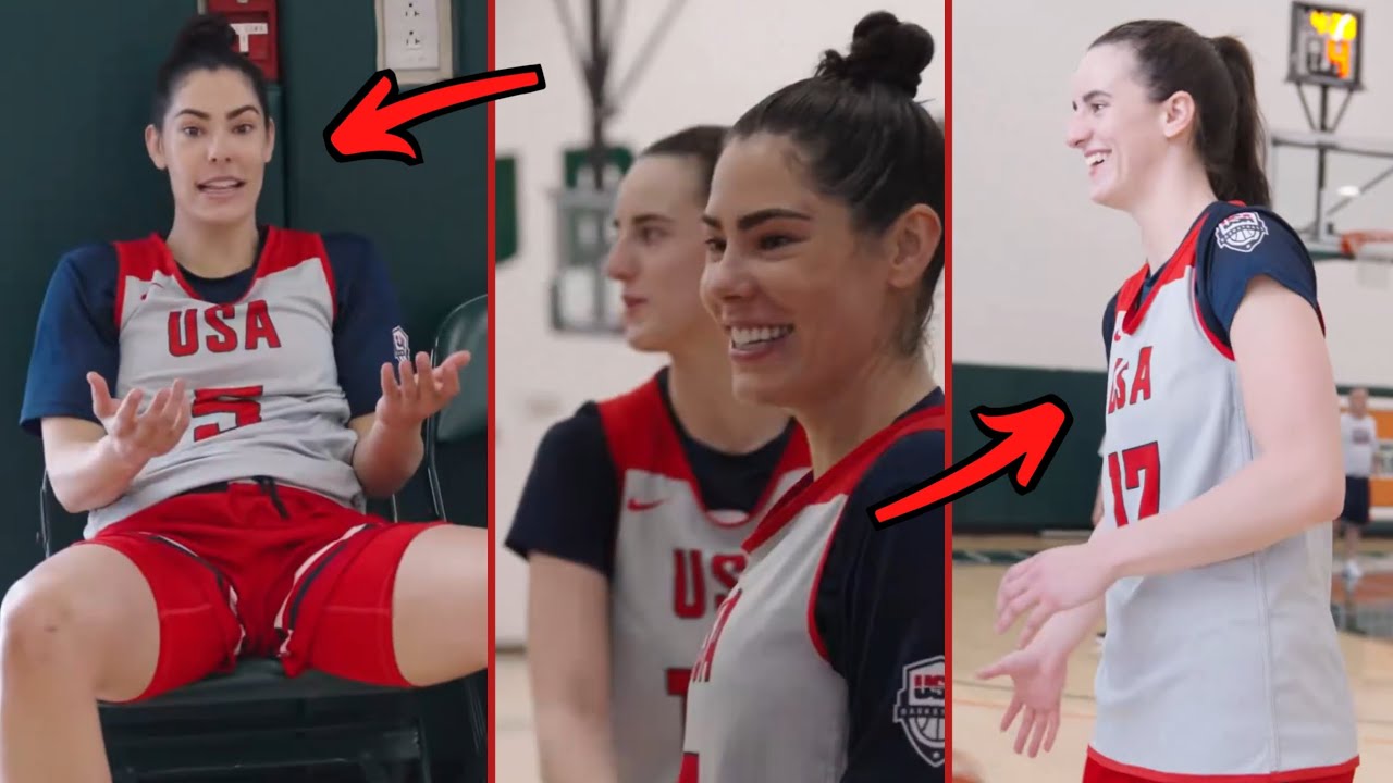 Кейтлин Кларк и Келси Плам спорят на тренировке | Второй день тренировки сборной США по баскетболу!