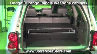 Weapon Storage Cabinet for Vehicles | Law Enforcement Long Gun Storage Vaults Dodge Durango Now police, sheriffs, and other law enforcement officers have a secure method of storing weapons in the trunk and back of their
