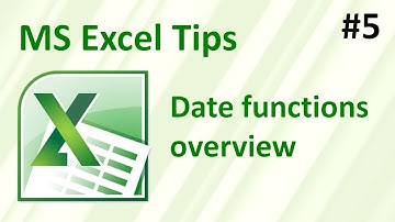 Excel Date Functions overview, and solutions to common problems (Excel tips #5)