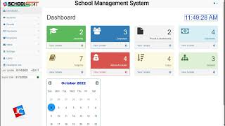 School Management System - JC School SofT | School Admin Panel with Students Android app screenshot 1