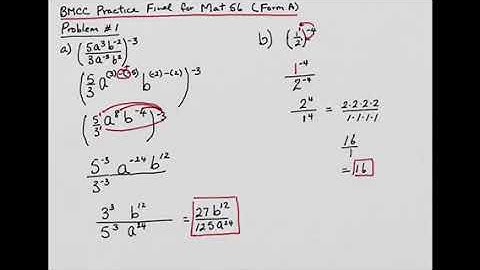 BMCC Mat 56 practice final #1