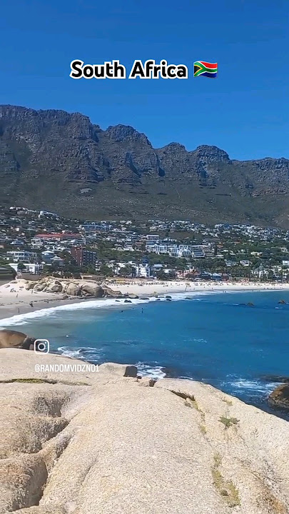 Camps Bay beach ⛱ #capetown #southafrica #travel #shortsviral  best travel destination in SA 🇿🇦