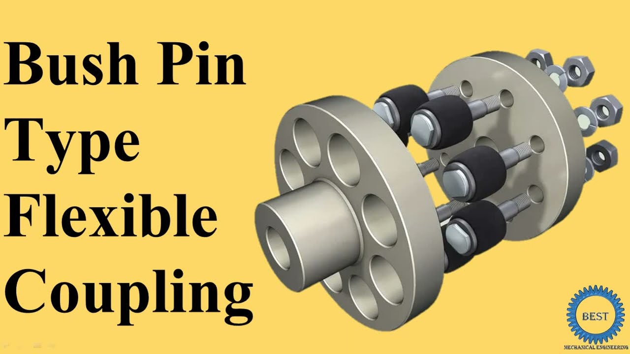 Bush Pin Type Flexible Coupling YouTube Bush Pin Type Flexible Coupling YouTube