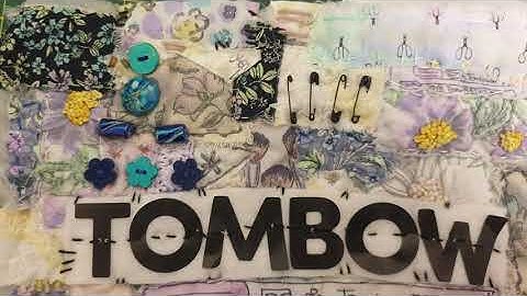 Tombow Slow Stitching Project Share