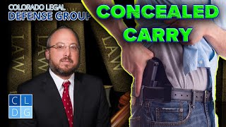 "Concealed Weapons" in Colorado - When are they illegal?
