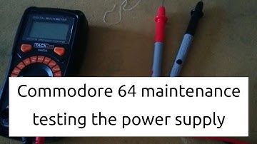 Commodore 64 PSU testing