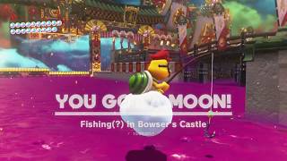 Super Mario Odyssey - Bowser's Kingdom Moon #27: Fishing in Bowser's Castle