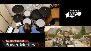 Power Medley by Rockin1000 - Drumcover