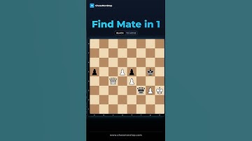 99% of Players Overthink This Simple Checkmate, But The Move is Obvious! | Mate in 1 #shorts #chess