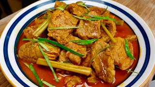 咖喱猪肉片，🐷肉嫩甜香，味道超级好吃！😋简单又快速的一道食谱 Curry pork slices, the meat is tender , and tastes super delicious! 😋