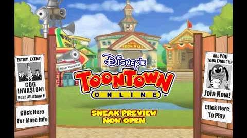 Old Toontown Online Web footage