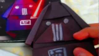 Darth Paper Strikes Back:origami Darth Vader Cover Version Not Tut Srry