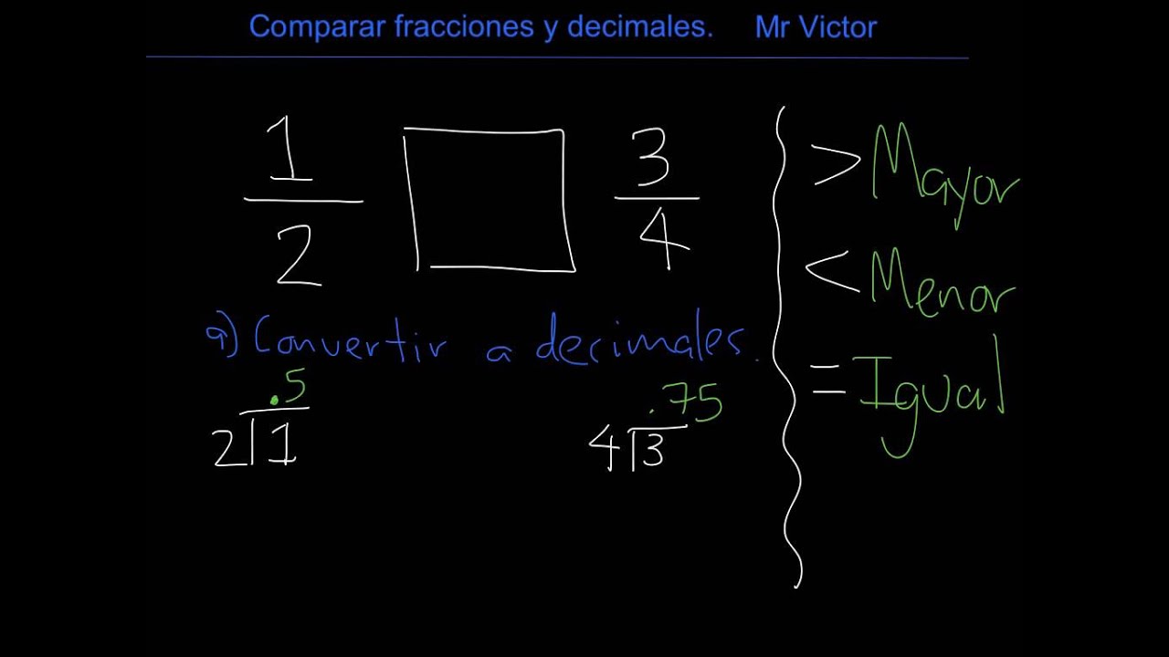 Es Posible Comparar Fracciones Decimales Con Expresiones Decimales