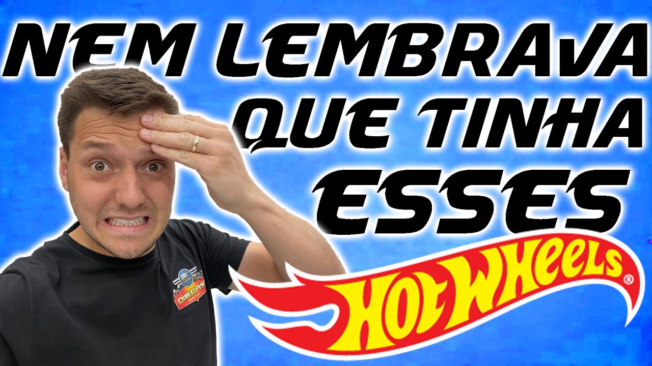 NEM LEMBRAVA DESSAS MINIATURAS HOT WHEELS RARAS!