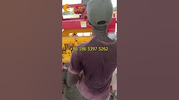 QTJ4-40 Manual Concrete 5 inches 6 inches Hollow Soild Cement Block Brick Making Machine in Ghana