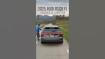 Alone with the 2025 RSQ8 facelift | louder & lighter | #audi #rsq8 #cars