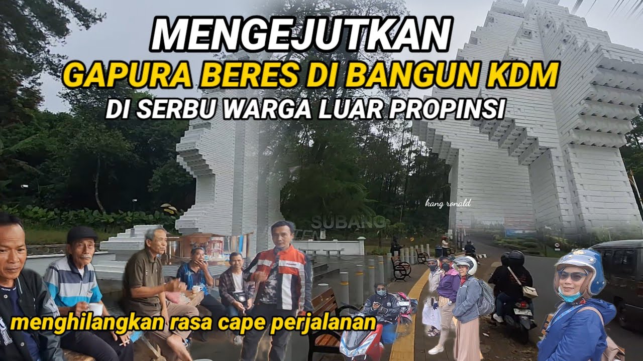 MENGEJUTKAN ‼️ GAPURA YANG DI BANGUN KDM BERES LANGSUNG DI SERBU WARGA DARI LUAR PROPINSI