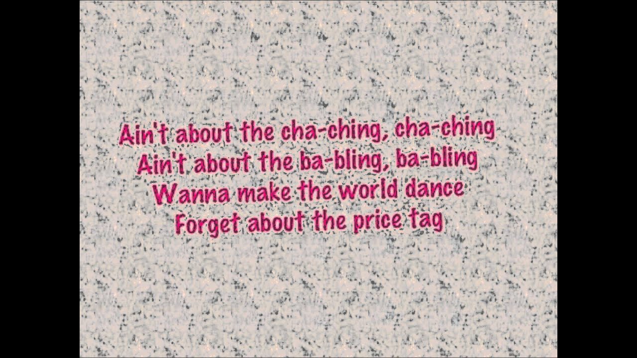 Price tag Lyrics by megan Nicole - YouTube