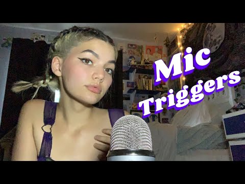 ASMR | Fast and Aggressive Mic Triggers |Gripping, Rubbing, Swirling, and more!