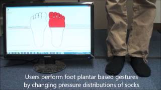 Exploring Subtle Foot Plantar-based Gestures with Sock-placed Pressure Sensors screenshot 5