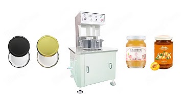 Semi -automatic Twist off Lug Lid  4 Heads Capping Sealing Machine Used for Food Jars