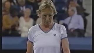 2000 US Open Doubles Second Round Navratilova/Sanchez-V. vs Capriati/Kournikova