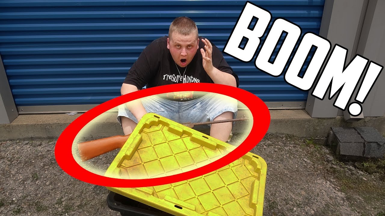 GUN FOUND In Storage Unit! I Bought An Abandoned Storage Unit! Found ...