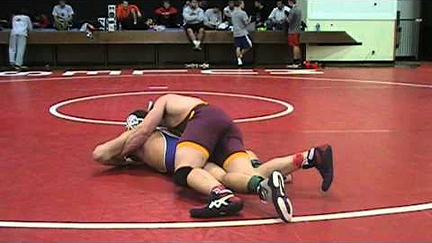 2013 UCM Mules Wrestle Offs - Brier vs. Reiman (green) 184/197 lbs.