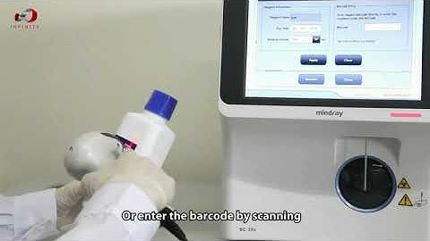 Mindray Auto Hematology Analyzer - Reagent Management