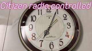 Citizen radio controlled wall Clock