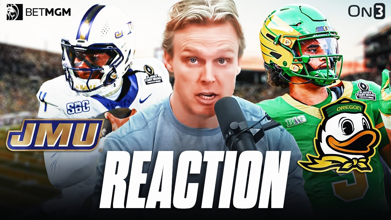 Oregon vs JMU Reaction