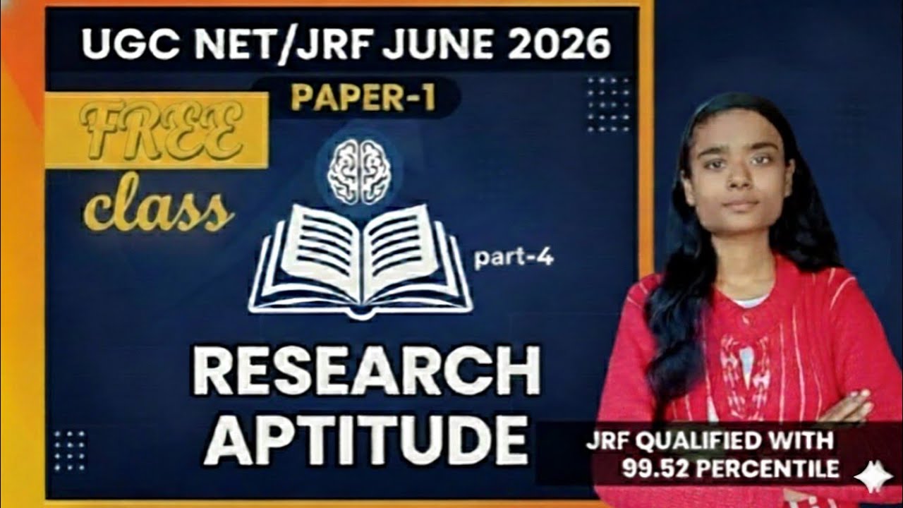 Research Aptitude Part-4। UGC NET June 2026।by anjali