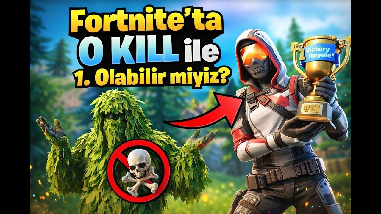 “Fortnite’ta 0 Kill ile 1. Olabilir miyiz?”