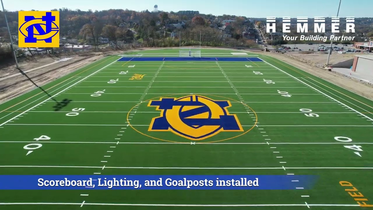 Newport Central Catholic Athletic Complex progress video Nov 2025