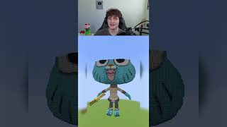 Guess This BLUE Cartoon Character in Minecraft!