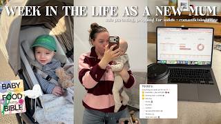 spend the week with me as a first time mum 👶🏼 solo parenting, prepping for solids + visas