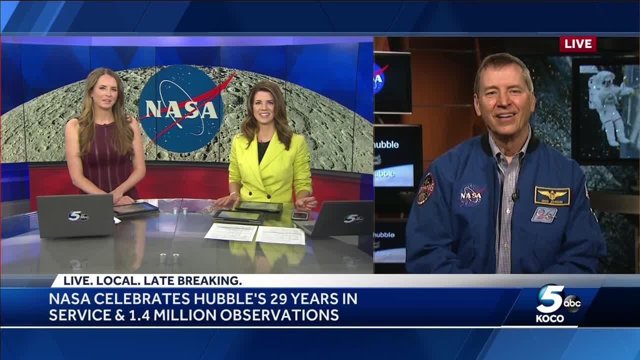 Astronaut speaks about working on NASA’s Hubble telescope