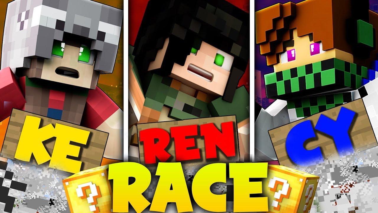 EREN E MARCY PRENDONO IN GIRO KENOIA! - Minecraft LUCKY KERENCY RACE